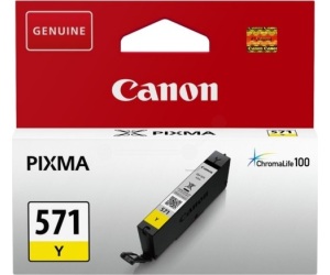 Cartucho tinta canon cli - 571y amarillo mg5751 - mg6851 - mg7750
