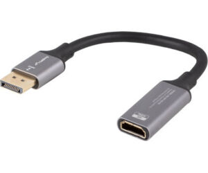 Adaptador 4k displayport a hdmi lanberg 20cm - macho - hembra