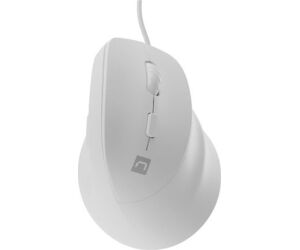 Raton Natec Crake 2 Pro Vertical Diestro 12.800 Dpi Optico Blanco Usb