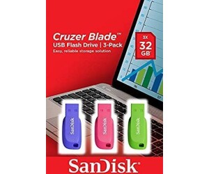 Sandisk SDCZ50C-032G-B46T Lápiz USB 32GB Pack 3