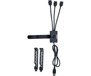 Cable Lianli Usb-a A 3 Usb 9 Pin Mb Black