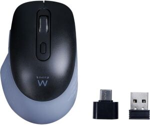 Raton inalambrico ewent ew3243 negro - gris