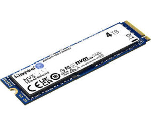Disco SSD Kingston NV3 4TB/ M.2 2280 PCIe Gen4/ Full Capacity