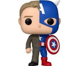 Funko pop marvel split steve rogers - capitán américa