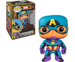 Funko pop marvel black light capitan america multicolor 48845