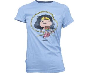 Camiseta funko pop super cute tee dc wonder woman con cuerda talla l niña 23301