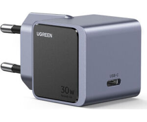 Ugreen Nexode S 30W USB-C GaN Fast Charger EU gray Teléfono móvil, Batería portátil, Teléfono Gris Corriente alterna Interior