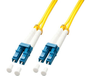 Lindy 47451 Cable de fibra óptica e InfiniBand 2 m LC Amarillo