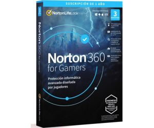 Antivirus norton 360 for gamers 50gb español 1 usuario 3 dispositivos 1 año in box