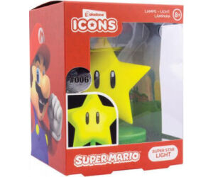 LÃmpara Icons Estrella Super Mario 12 Cm Paladone Redstring Pp6361nnv2