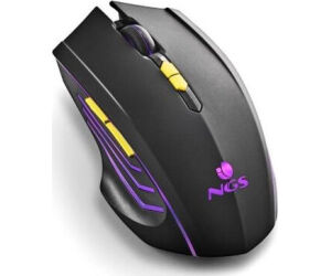 Ratón Gaming Inalámbrico NGS GMX-200/ Batería recargable/ Hasta 3200 DPI