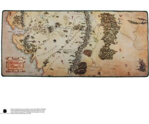Alfombrilla escritorio cinereplicas el señor de los anillos mapa de la tierra media
