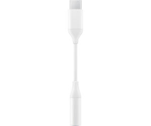 Adaptador usb tipo c a jack 3.5mm samsung 8cm -  macho - hembra -  blanco