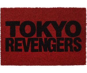 Felpudo 60x40 cm logo sobre rojo tokyo revengers