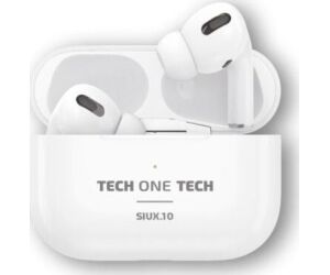 Auriculares Bluetooth Tech One Tech SIUX.10 TEC1410/ con estuche de carga/ Autonomía 5h/ Blancos
