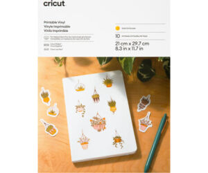 Cricut 2010364 vinilo de transferencia térmica Lámina de vinilo de transferencia térmica Vinilo de termotransferencia liso 10 hojas