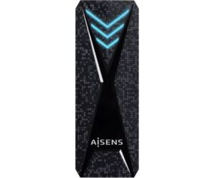 Caja Externa para Disco SSD M.2 NVMe Aisens ASM2-RGB013B/ USB 3.2 Gen2/ Sin Tornillos