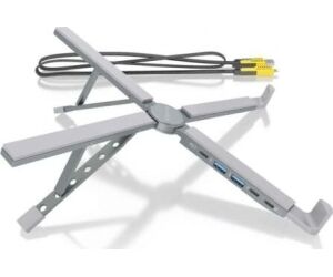 Soporte Aisens Sobremesa Ajustable Portatil/tablet Usb-c Dock Gris