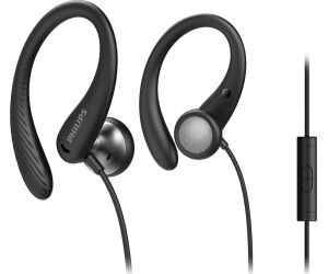 Auriculares Deportivos Philips TAA1105BK/ con Micrófono/ Jack 3.5/ Negros