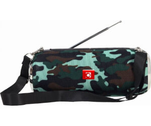 Altavoz Portatil Gembird Spk-bt-17-cm Com Radio Fm 2x5w Rms Bluetooth Camuflaje