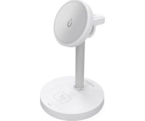 Aisens Cargador Inalámbrico USBC 15W 3 en 1 Blanco