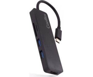 MINI DOCK USB-C LITE (2xUSB3.0/HDMI/MICRO SD) COOLBOX