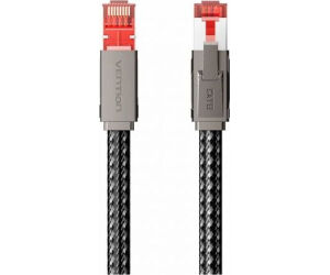 Cable de Red RJ45 SFTP Vention IKMHG Cat.8/ Gaming/ 1.5m/ Gris