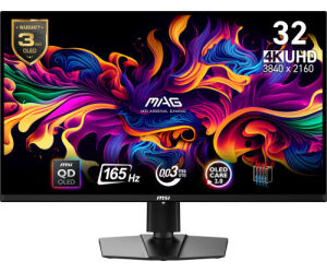 MSI MAG 321UP QD-OLED pantalla para PC 80 cm (31.5") 3840 x 2160 Pixeles 4K Ultra HD Negro
