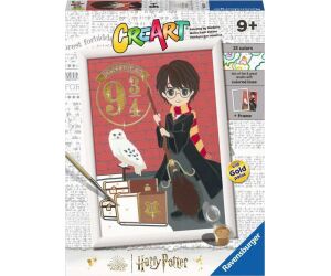 Kit para pintar con números ravensburger creart serie d harry potter: salida para hogwarts