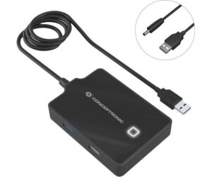 Hub usb 2.0 -  3.0 conceptronic hubbies10b 4 puertos y cable de 90cm