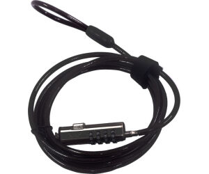 Cable de seguridad ewent para portatil - combinacion 4 digitos 1.8m