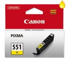 Cartucho tinta canon cli - 551y amarillo mg6350 - mg5450