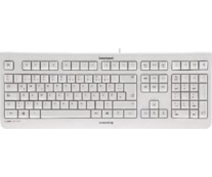 Teclado cherry kc 1000 silencioso usb ultra slim blanco