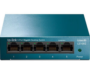 TP-LINK LITEWAVE SWITCH 5 PUERTOS 10/100/1Gbit METALICO