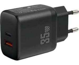 Cargador Pared/viaje Usb-c Pd+ 1 Usb-a 35w Negro Leotec