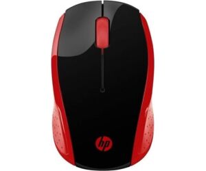 Ratón hp inalámbrico 200 rojo imperíal