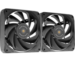 Kit 2 Ventiladores Auxiliar Mfnclx2 Negro Mars Gaming