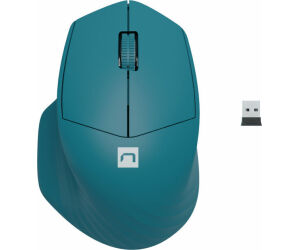 Raton Natec Siskin 2 1600 Dpi Azul Bluetooth Pilas