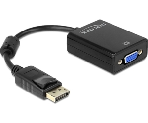 Delock Adaptador Displayport Macho/VGA Hembra Negr