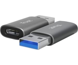 Adaptador USB 3.2 GEN2 Trust Calyx / USB Tipo-C Hembra - USB Macho