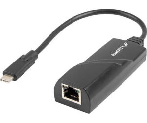 Adaptador lanberg usb tipo c 3.1 macho - ethernet rj45 hembra - 0.15m