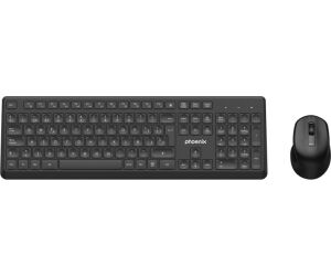 Phoenix combo teclado multimedia + ratón inalámbrico con receptor usb 1600dpi