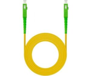 Cable de Fibra Óptica G657A2 Nanocable 10.20.0000-100/ LSZH/ 100m/ Amarillo
