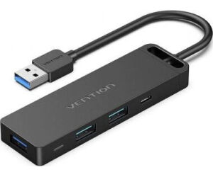 Hub USB 3.0 Vention CHVBB/ 3xUSB/ 1xMicroUSB PD/ 1xLector Tarjetas