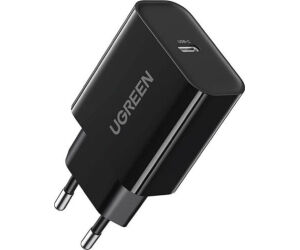 Ugreen 10191 cargador de dispositivo móvil Universal Negro Corriente alterna Carga rápida Interior