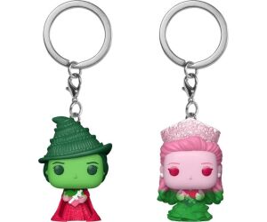 Funko pop keychain llavero cine wicked elphaba thropp & glinda upland