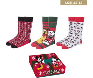 Pack calcetines 3 piezas cerdá disney mickey