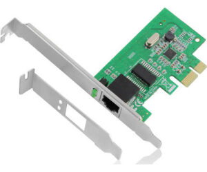 Tarjeta de red ethernet pci.express 10 - 100 - 1000 ewent incluye perfil bajo lp low profile