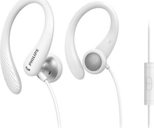 Auriculares Deportivos Philips TAA1105WT/ con Micrófono/ Jack 3.5/ Blancos