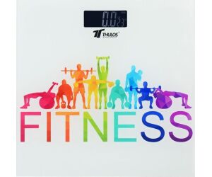 Bascula de baño thulos th - bd103 fitness carga maxima 180kg